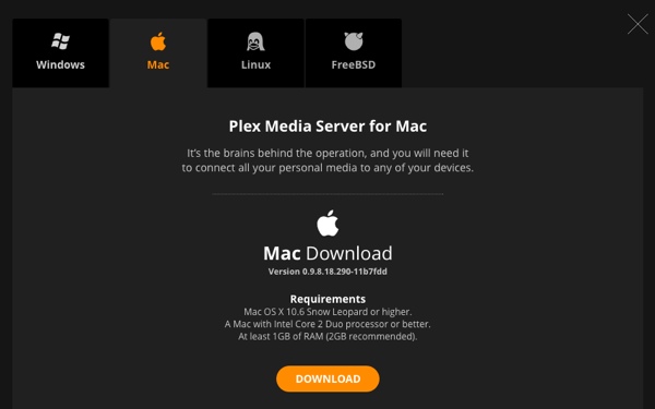 Install Unsupported Apps Plex Mac